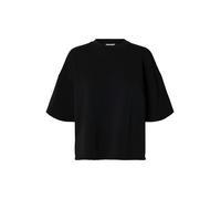Selected Oversized Tenny Short Sleeve T-shirt Noir M Femme