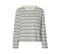 SELECTED T-shirt 'SLFEssential' beige / camel / bleu marine / bleu clair, Taille S