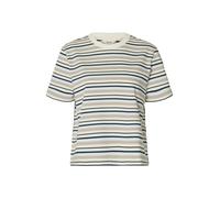 SELECTED T-shirt 'SLFESSENTIAL' crème / mastic / bleu clair / bleu foncé, Taille XS