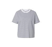 SELECTED T-shirt 'SLFEssential' marine / blanc, Taille XL