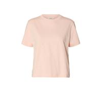 SELECTED T-shirt 'SLFEssential' rose, Taille M
