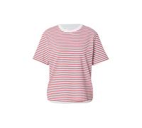 SELECTED T-shirt 'SLFESSENTIAL' rouge / blanc, Taille XS