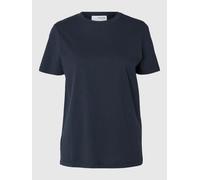 SELECTED T-shirt 'SLFMy Essential' bleu marine, Taille L