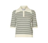 SELECTED T-shirt 'SLFThea' noir / blanc, Taille L