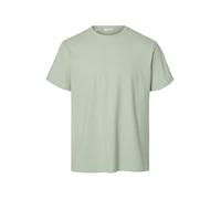 Selected Adam Linen Short Sleeve T-shirt Vert 2XL Homme
