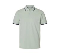 Selected Atlas Sport Slim Fit Short Sleeve Polo Vert XL Homme