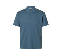 Selected Fave Structure Polo Short Sleeve Polo Bleu 2XL Homme