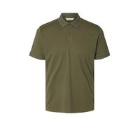 SELECTED T-Shirt 'SLHFave' olive, Taille L