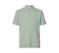 Selected Fave Structure Polo Short Sleeve Polo Vert M Homme