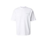 SELECTED T-Shirt 'SLHLOOSEOSCAR' bleu foncé / blanc, Taille XL