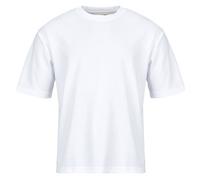 Selected Oscar Relax Fit Short Sleeve T-shirt Blanc L Homme