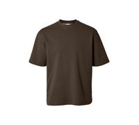 SELECTED T-Shirt 'SLHOSCAR' chocolat, Taille XXL