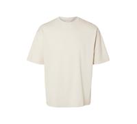 SELECTED T-Shirt 'SLHOscar' crème, Taille XXXL