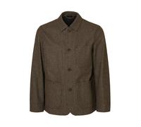 SELECTED Veste de costume 'SLHLANDON' brun foncé / noir, Taille 52-54