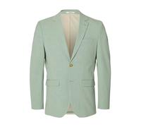 SELECTED HOMME Blazer pour homme - Mélange de viscose - Coupe ajustée, Gris aqua, 50