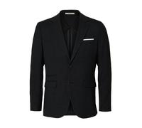SELECTED Veste de costume 'SLHOASIS' noir chiné / blanc, Taille 50