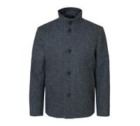 SELECTED Veste mi-saison 'SLHRainar' bleu fumé / noir, Taille XXL