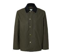 SELECTED Veste mi-saison 'SLHWALTER' vert foncé / noir, Taille M