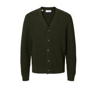 SELECTED Vestes en maille 'SLHTom' olive, Taille S