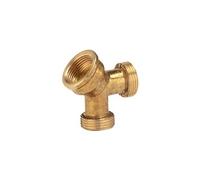 Gardena Distributeur d'eau 2 voies 07155-20 laiton — 24,2 mm (3/4") int., 26,44 mm (3/4") ext.