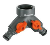 GARDENA "2 voies Distributeur d''eau bidirectionnel (940-20), Raccord de robinet"