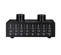 SéLecteur 6 en 2 Sorties ou 2 en 6 éCouteurs Commutateur Haut-Parleur Sortie SéLection de Signal de Source de Son StéRéO, Interface avec Commutateur de de 3,5 Mm Manuel