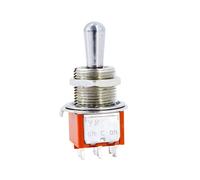 Sélecteur à Bascule 3 Positions pour Guitare et Basse, 6 Broches Marche/Arrêt/Marche, 2 A 250 V CA / 5 A 125 V CA