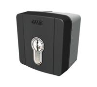 Sélecteur à clé d'extérieur et cylindre serrure DIN pour commandes en 230V. Gris RAL7024 CAME 806SL-0090