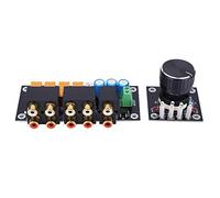 Sélecteur Audio 4 Voies, Carte Relais de Sélection de Source Audio 4 Canaux, Carte de Commutation d'indicateur LED, Réglage 1 à 4 Voies, Stéréo Deux, Commutateur électronique