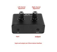 Sélecteur Audio Stéréo 3,5 mm, Commutateur Audio Stéréo Bidirectionnel avec Contrôle Du Volume