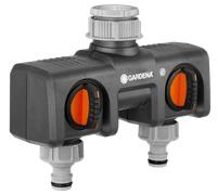 Gardena Sélecteur d'arrosage 2 voies – Raccord de robinet