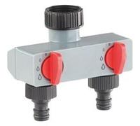 Royal Gardineer Sélecteur d'arrosage réglable G – 2 voies