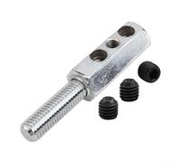 Sélecteur de borne de câble en acier robuste avec bouchon à vis pour piles de poids 90 mm de long 12 mm fileté pour gymnases commerciaux, équipement de fitness à domicile, couleur argent