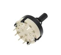 Sélecteur de canal rotatif à 12 positions de pôle RS26 Sélecteur de bande à commutateur rotatif à un étage(2 Pole 6,1PCS)