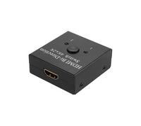 Sélecteur de commutateur bidirectionnel séparateur HDMI 1 entrée 2 sortie support pour le lecteur Blu-Ray DVD PC AC1411