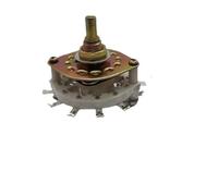 Sélecteur de commutateur rotatif à 1 pôle 6/7/8/9/10/11 positions 7 bornes avec capuchon(4 knife 3th gear,Knob K7-1)