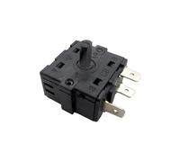 Sélecteur de commutateur rotatif à 3/5 broches, 2/4 positions, radiateur AC 250V 16A for chauffage électrique de pièce(B)
