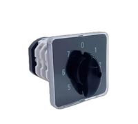 Sélecteur de commutation électrique 4 pôles 0-7 positions 25 A Fonctionnement principal Commutateur à came rotatif transfert manuel YMZ12-25/4