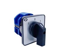 Sélecteur de commutation rotatif universel 63 A YMW26-63/1, trois positions, unipolaire, LW26 LW28, double bouton de sélection d'alimentation, commutateur à came