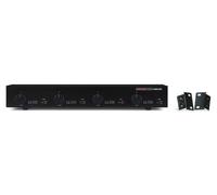 Sélecteur de haut-parleur stéréo 4 lignes Fonestar CB400V à partir de 8 100, 100 W maximum par canal, chaque sortie peut être activée/désactivée individuellement.