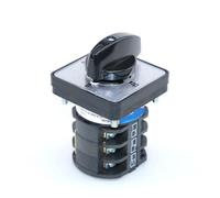 Sélecteur de mesure triphasé à came, inverseur de phase LW8D-10/YH3.3 10A 660V 4 positions 12 vis