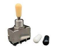 Sélecteur de micro de guitare électrique 3 positions avec capuchon de bouton 3 voies pièces à bascule
