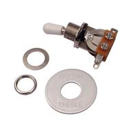 Sélecteur de Micros Guitare à Bascule Gn113 pour Guitare Électrique | Alliage D'aluminium, Axe Fileté 12mm X 9mm, Écrou Moleté et Rondelle Inclus