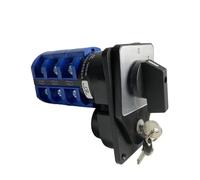 Sélecteur de moteur commande Circuit LW26-63/3 Off-ON avec clé 63A 690V, Contact argenté à trois pôles, commutateur came rotatif Conversion YMW26
