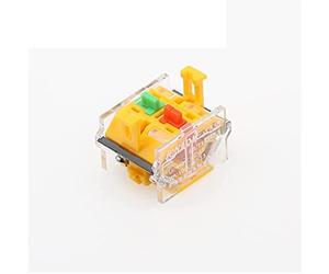 Sélecteur de sélecteur d'auto-verrouillage l'interrupteur 22 mm 1NO1NC 2/3 Postes Interrupteurs rotatifs Dpst 4 Vis 1 0a400v Interrupteur SUR/Off rouge vert(Nonc,3 Positions 2NO)