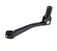 Sélecteur de Vitesse de Moto, 155mm/6,1po Moteur Levier Sélecteurs de Vitesse, Kick Starter Levier de Démarrage, 4 Course Pit Dirt Trail Bike Moto Levier de Pédale en Alliage D'aluminium CNC (Noir)