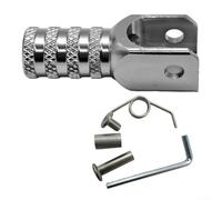 Sélecteur de Vitesse pour Moto en Alliage Léger - Embout Pédale de Changement pour robuste pour Cross Hors-Piste Installation pour facile(silver)