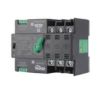 Sélecteur électrique double alimentation, inverseur automatique sur rail 2P/3P/4P, alimentation sans interruption 63 A/100 A, 220 V, 50/60 Hz, haute qualité(2,220V 100A)