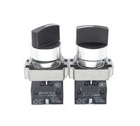 Sélecteur industriel 22mm, 2/3 positions, verrouillage automatique, réinitialisation, Contacts 1NO/1NC/2NO, XB2-BD BD21 BD23, 1 pièce(2 Position,Self-locking,1NC)