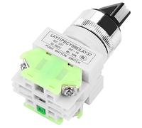 Sélecteur Rotatif 3 Positions 2NO 1NC 22mm 5A 220V pour Commutateur Auto verrouillage LAY37 20X 31 Industriel